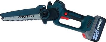 PROTER PST120ST AKÜLÜ ZİNCİRLİ BUDAMA TESTERESİ 20V 2x4.0Ah KÖMÜRSÜZ MOTOR 20Cm Pala